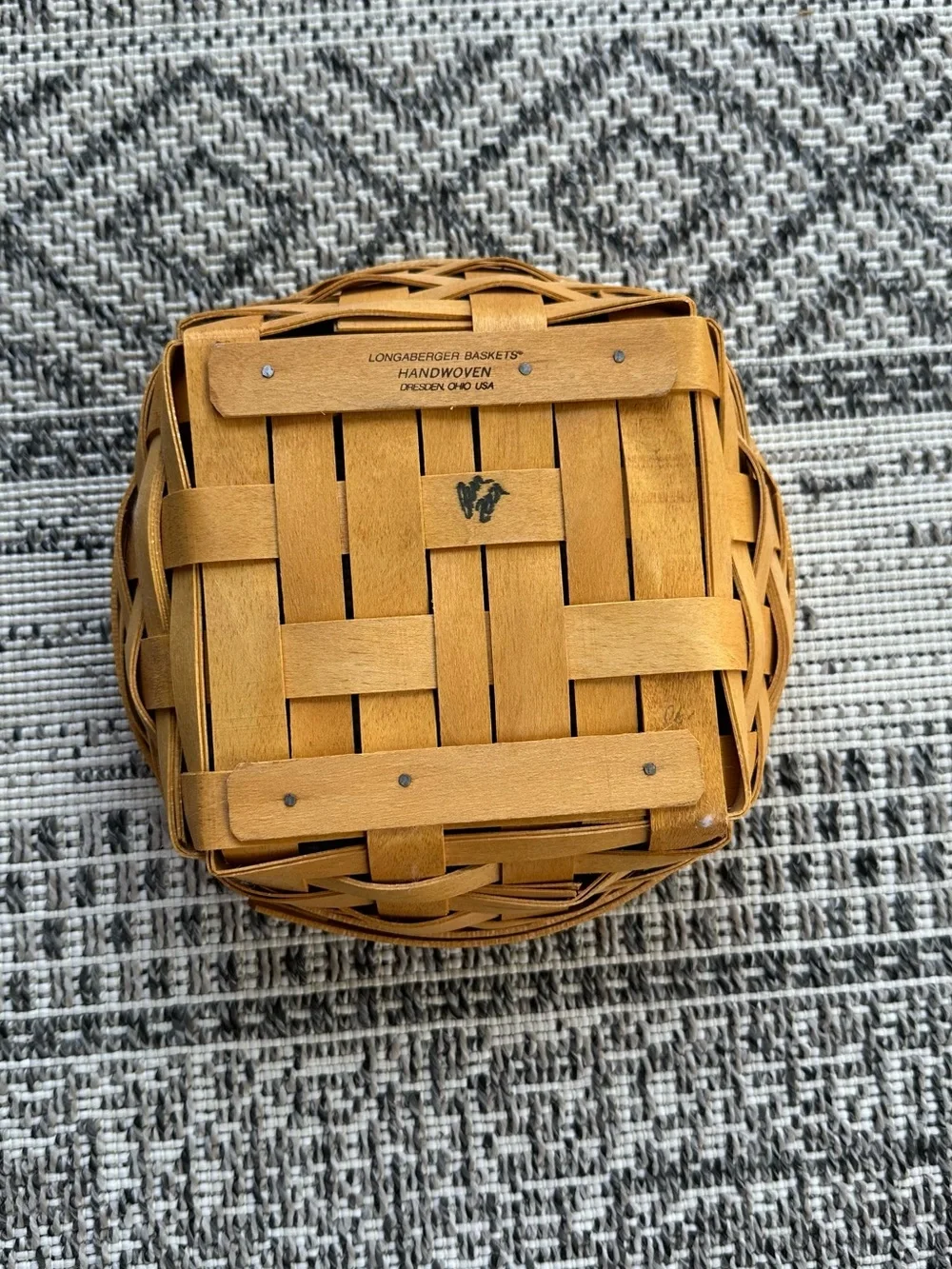 Longaberger Catch All Basket (2001) with Divided Protector